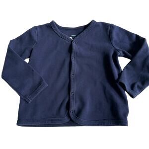 Adorable Navy Cotton Cardigan - 18-24 Months